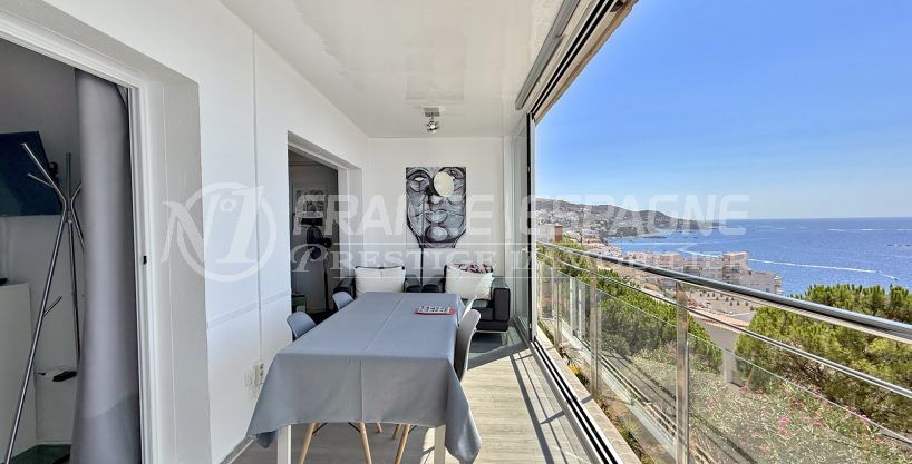 appartement vue panoramique roses 3 pièces 79 m², terrasse vue mer
