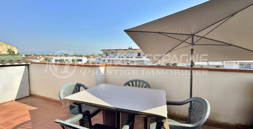atico empuriabrava 3 pièces 59 m², terrasse vue dégagée