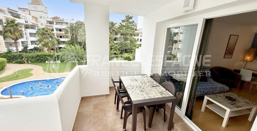appartement roses 3 pièces 75 m², terrasse vue piscine