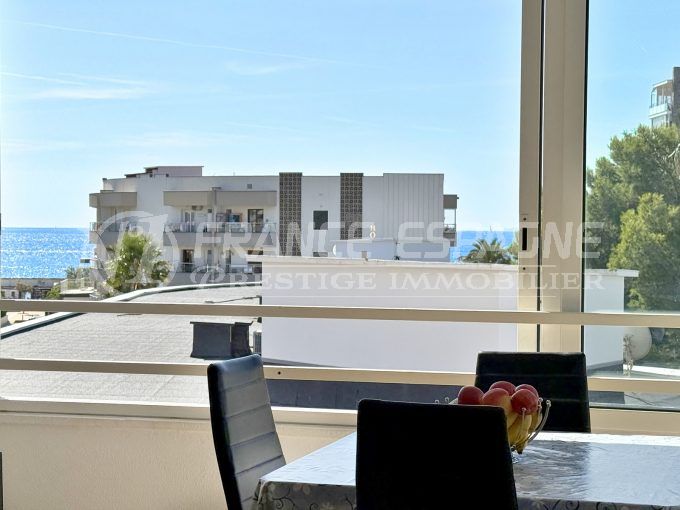 appartement vue mer santa margardia 2 pièces 42 m², vue mer depuis terrasse