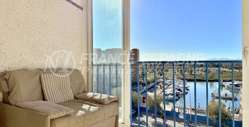 studio vue canal roses 1 pièce 29 m², véranda vue canal